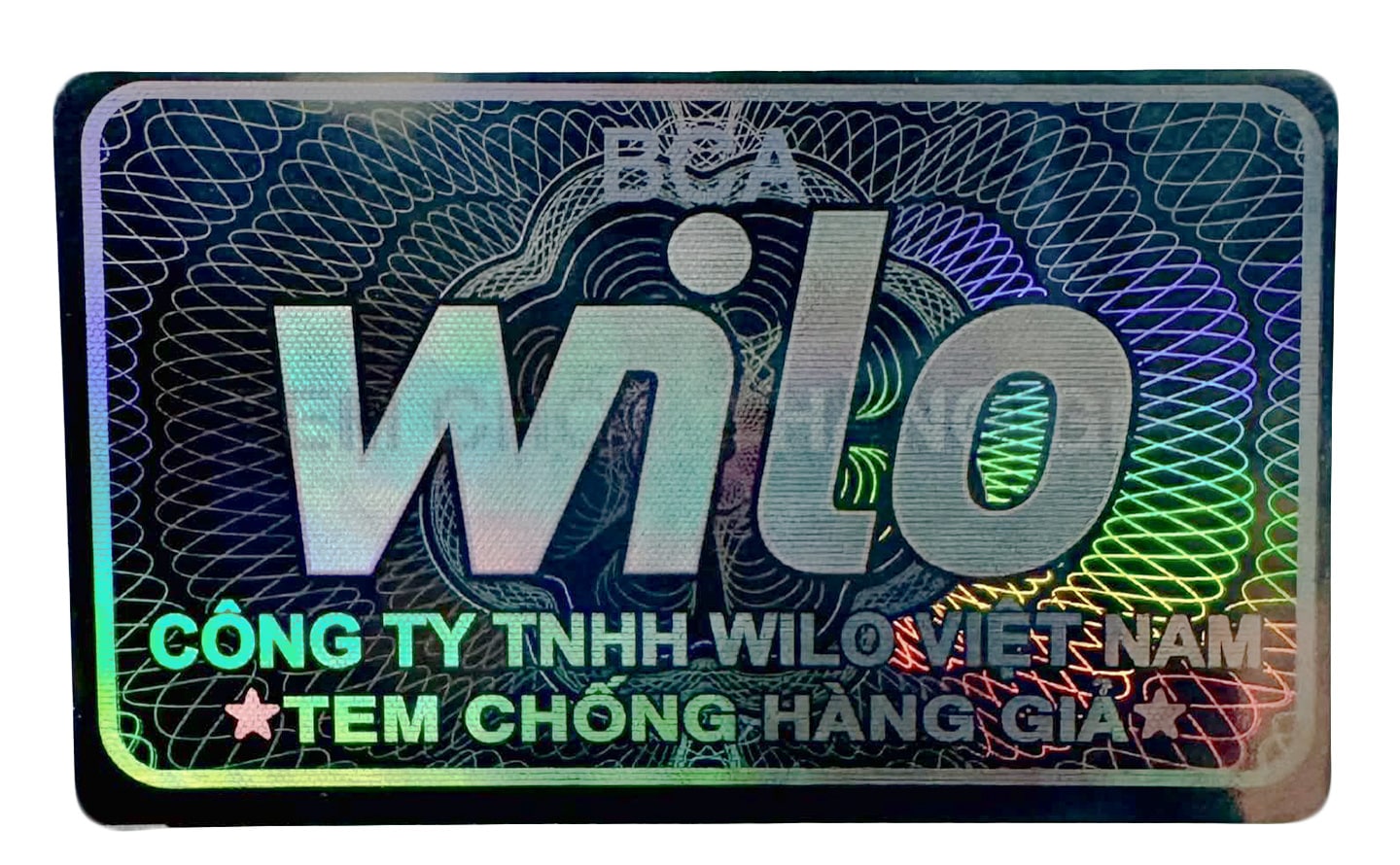 An image showing the Anti-counterfeit Stamp used in Vietnam.