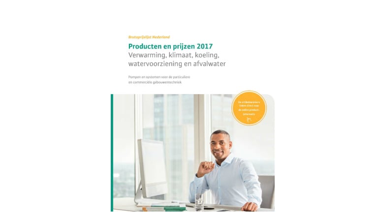 Cover of the Dutch Pricelist 2017