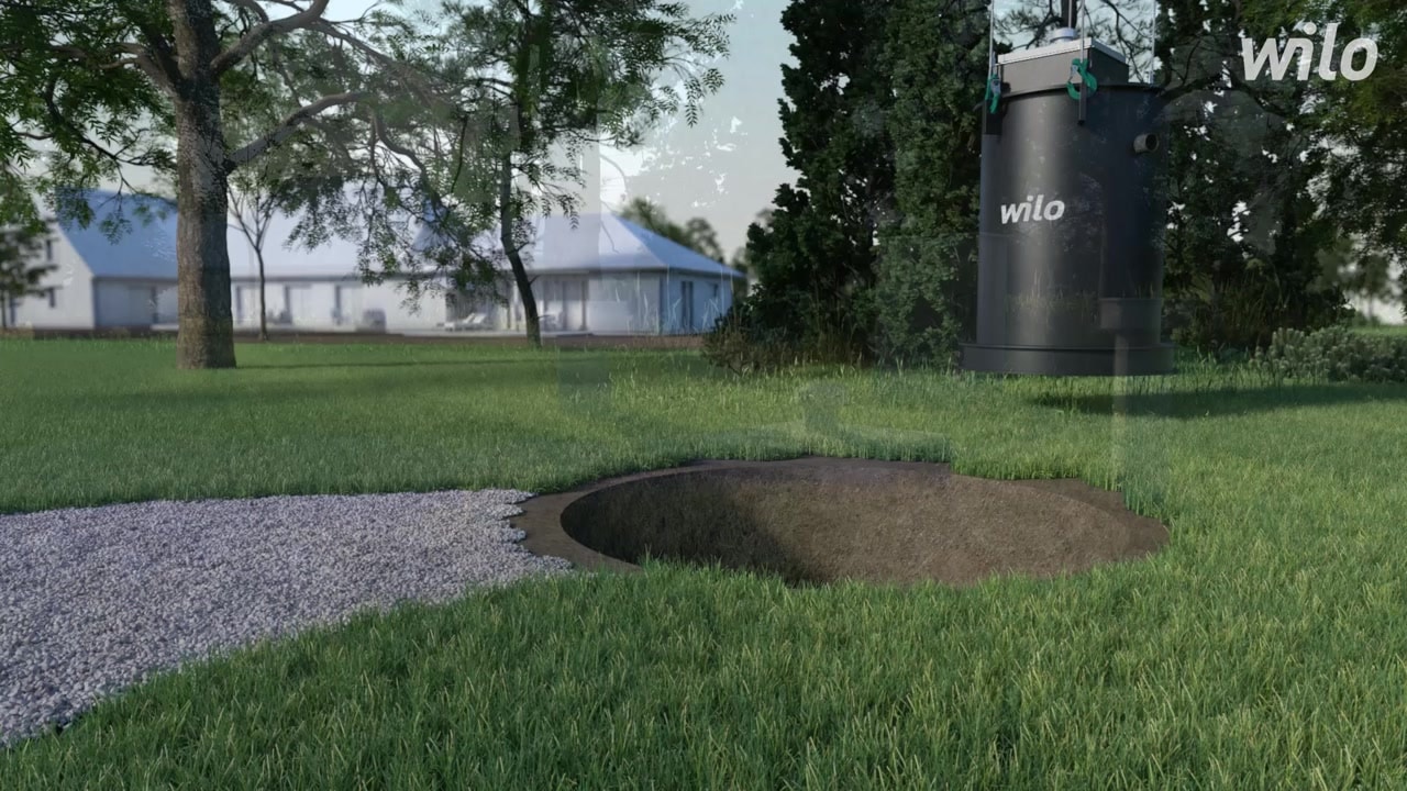 Wilo-EMUport CORE - Verstopfungsfreie und hygienische Trockeninstallation für neue Pumpenstationen dank Plug & Pump System - inklusiv Sequenz Feststoff-Trennung