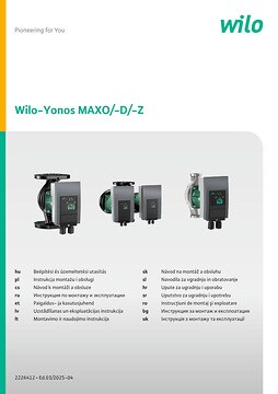 Wilo-Yonos MAXO/-D/-Z