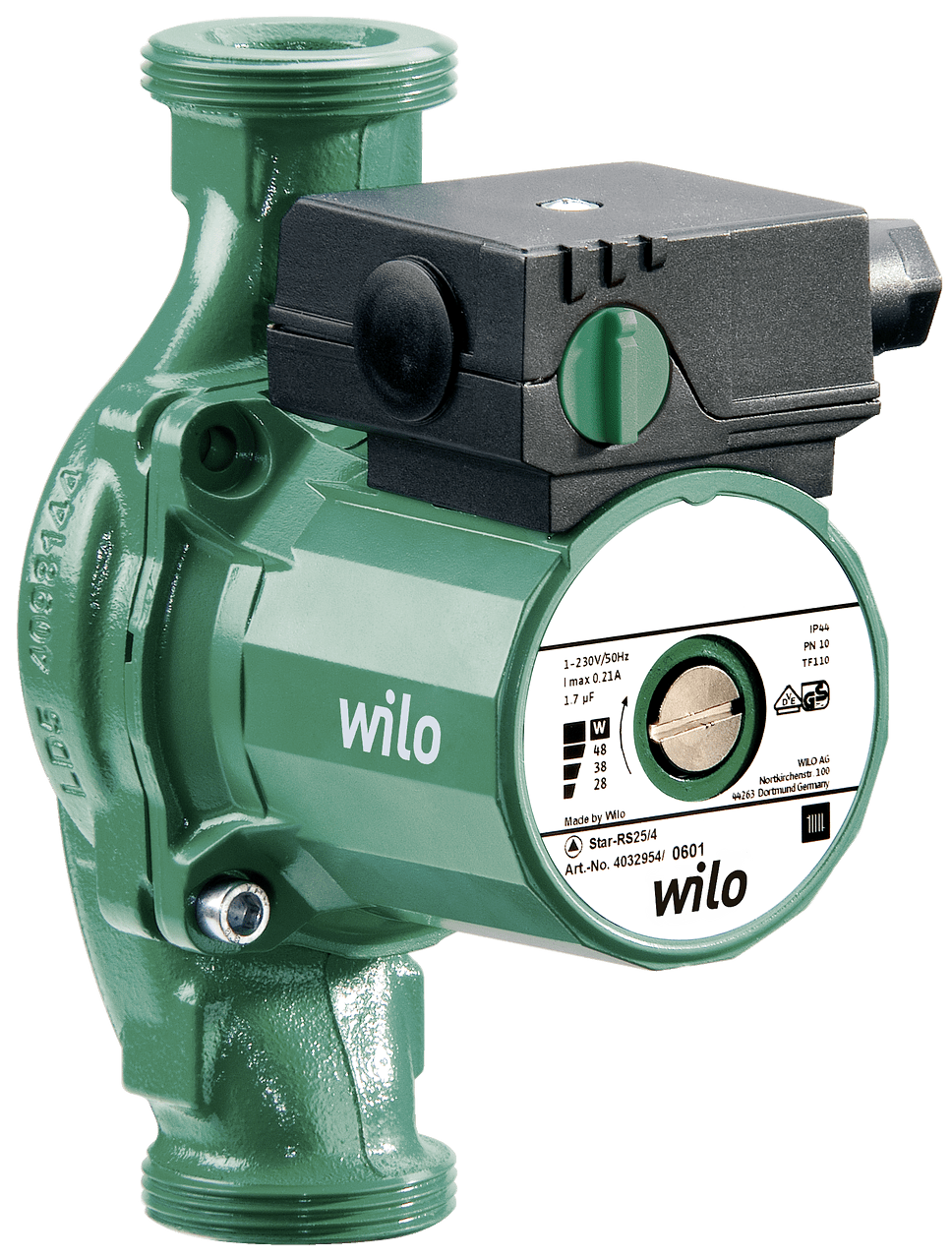 Wilo RS 25 / 60 R heating pump 180 mm 1034296 circulation pump 230 volts  new p27