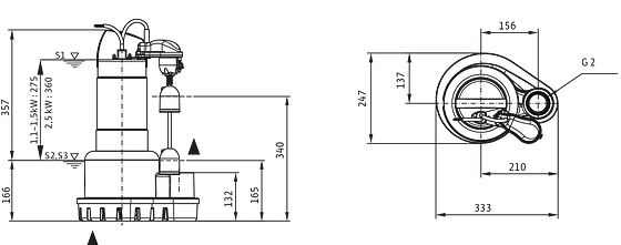 Padus UNI M05/M11-523/VA | Wilo