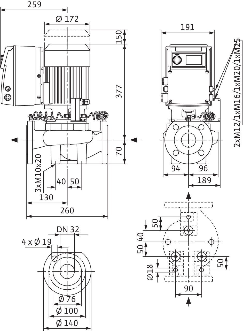 VeroLine-IP-E 32/135-1,5/2-R1 | Wilo