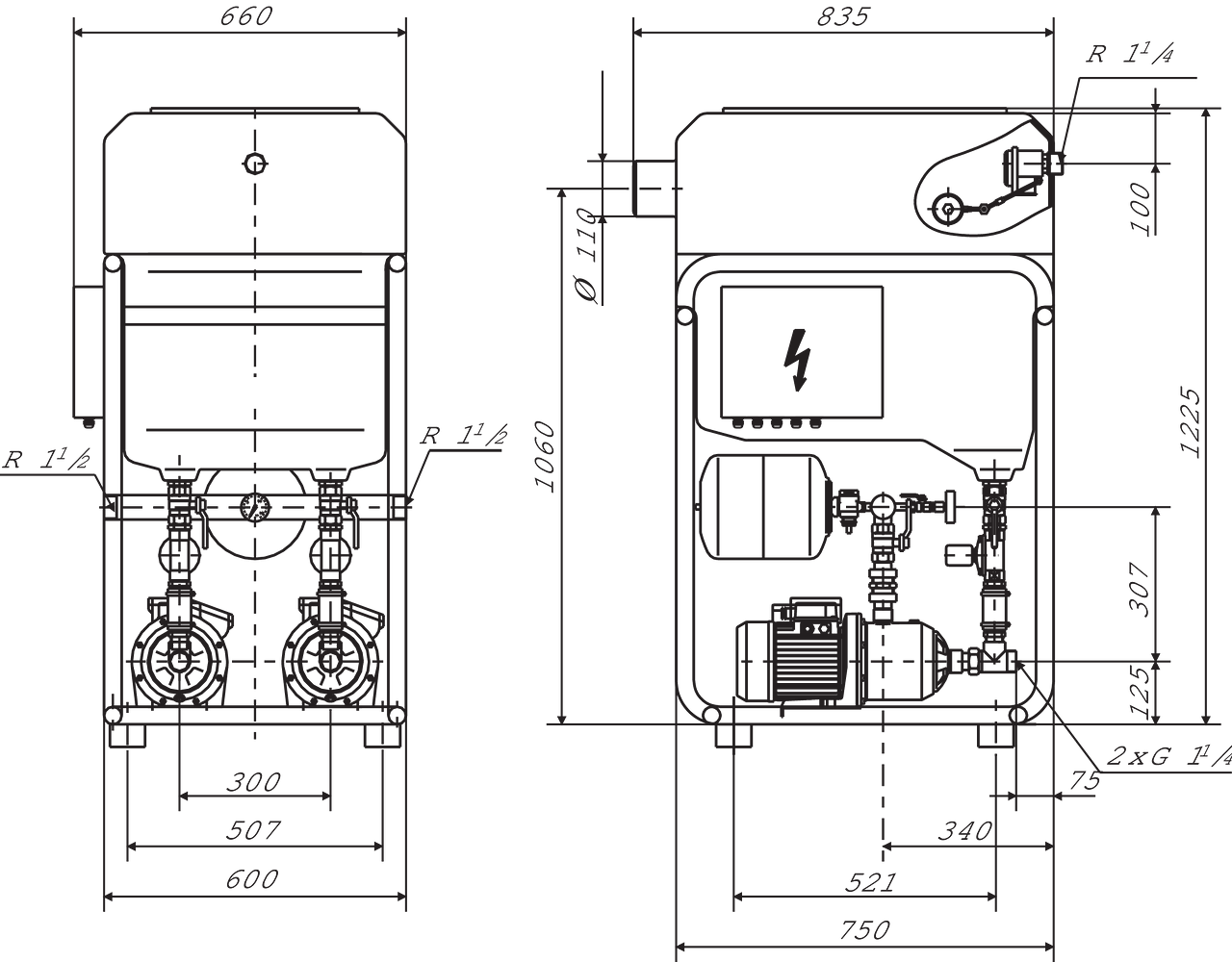 Rainsystem Af 150 2 Mc 304 Wilo